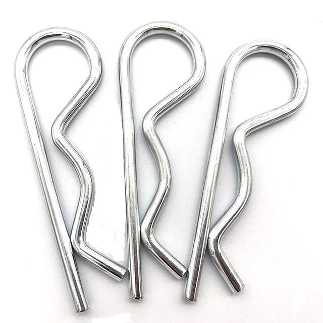 OEM High quality/High cost performance Custom Metal Stainless Steel Lock Pin Pipe Spring Clip, R Clips Spring Retaining Wire Hair Pins