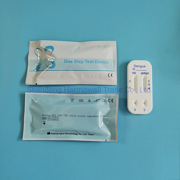 El Dengue Igg, IGM NS1 rápida todos los Test rápido combinado Kit (Suero/plasma/sangre completa)