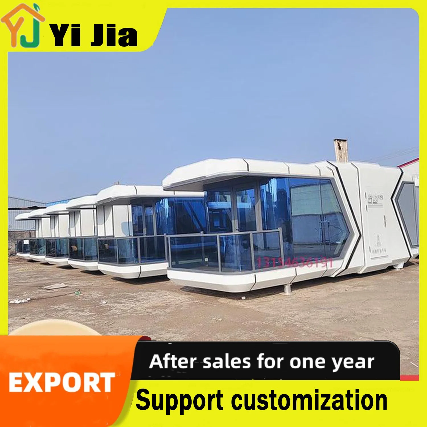 China Exports Luxury Space Capsule Homestays with a Strong Sense of Futuristic Use for Beaches, Natural Scenic Spots, Hotels, etc