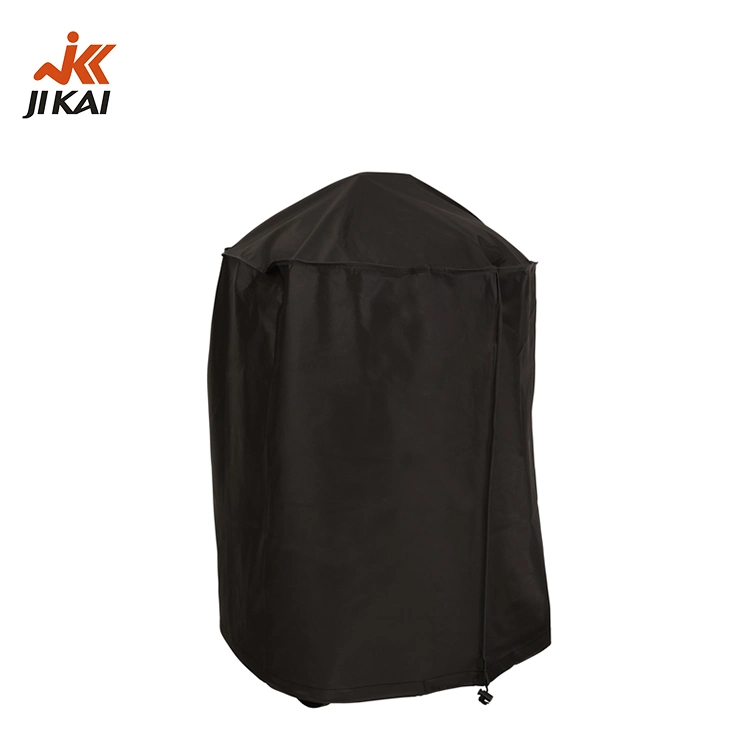 Round BBQ Grill Cover Small Waterproof Outdoor Patio Kettle BBQ Cover
