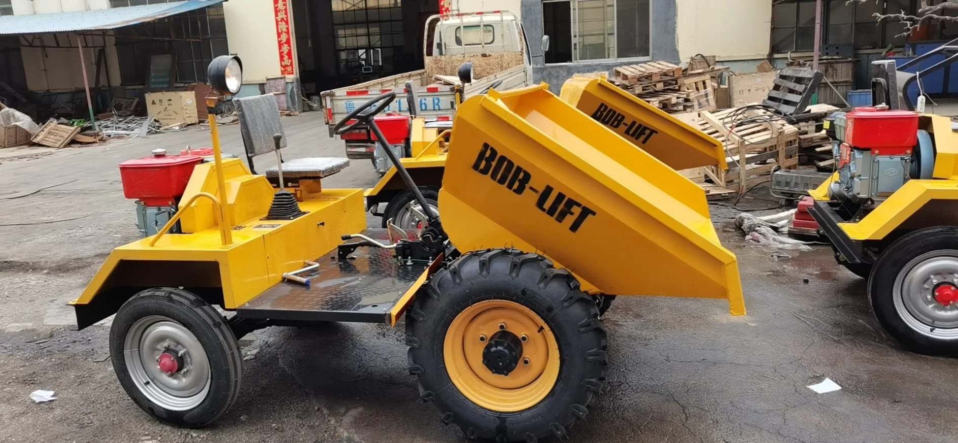 2999$ Mini Dumper Hydraulic Tipping 1 Ton Loader