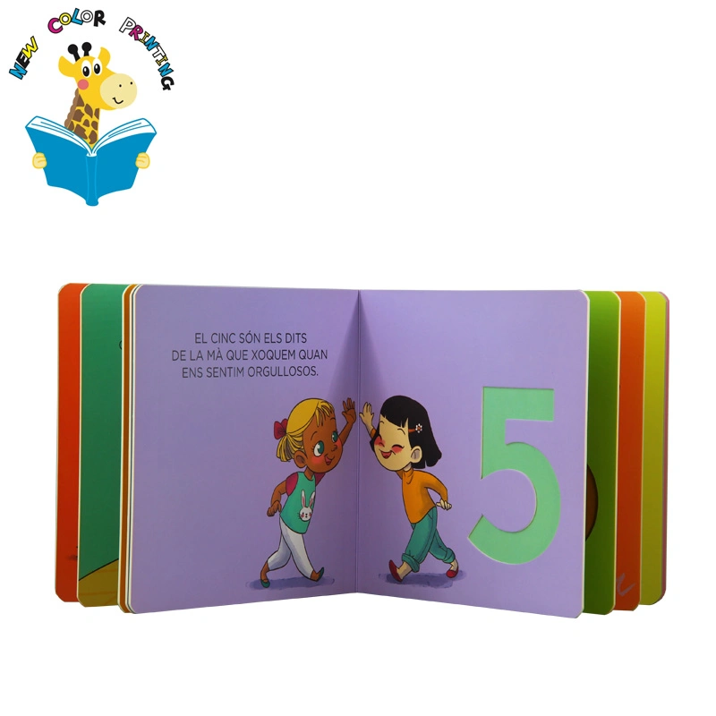 Numbers and Shapes Die Cut Children Learning Board Book