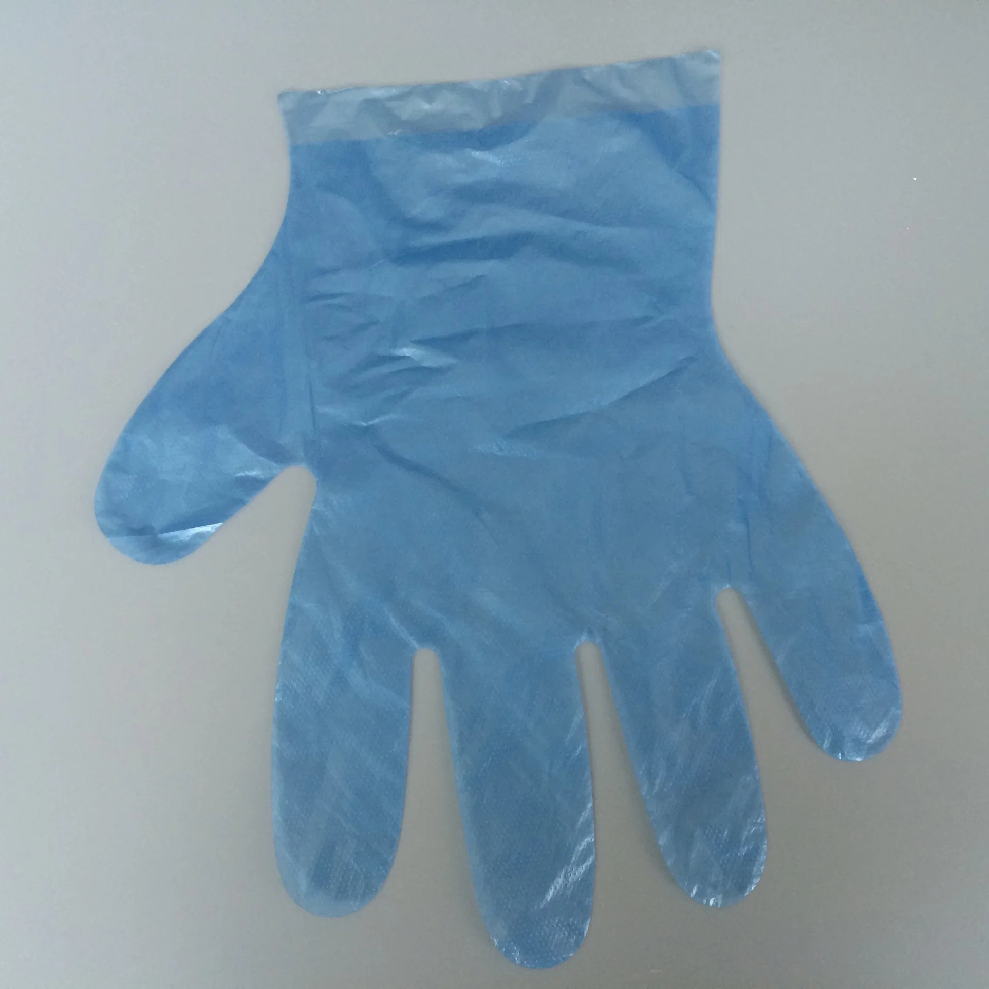 Disposable LDPE/HDPE Gloves Pair Folded PE Glove