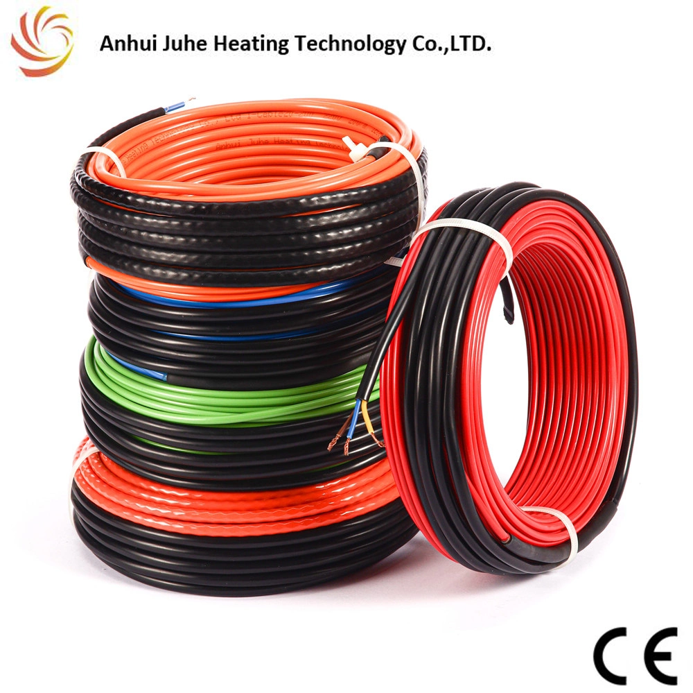 Electric Indoor Twin Conductor Undertile Heating Cable with PVC Protective Jacket From OEM Factory