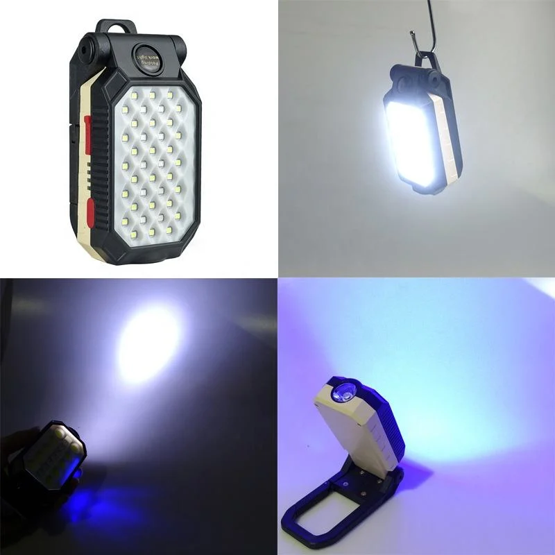 LED Worklight Flashlight Keychain Work Light Lamp Portable Magnetic Cordless Inspection Light for Car Repair