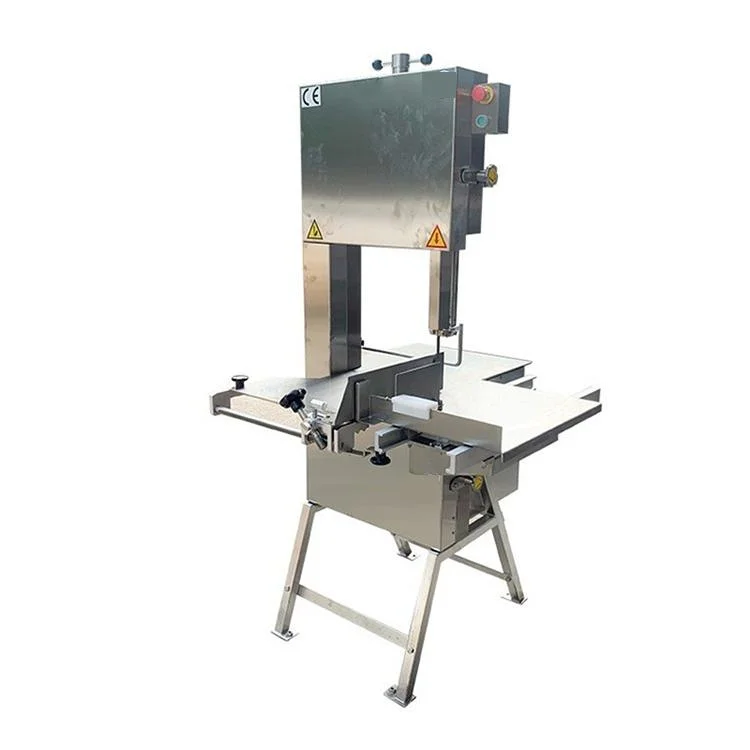 Industrial Commercial Table Electric Fish Pork Cow Beef Frozen Meat Steak Bone Band Saw Cutter Cutting Machine