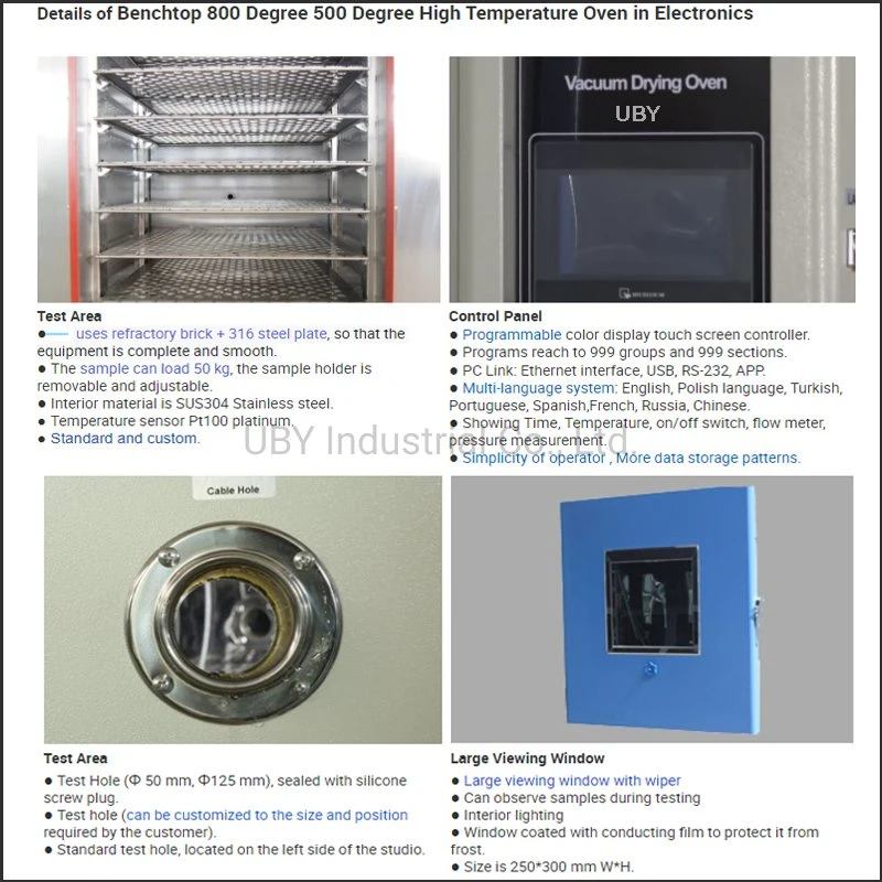 LCD Desktop Drying Oven Incubator 2 and 3 Shelve