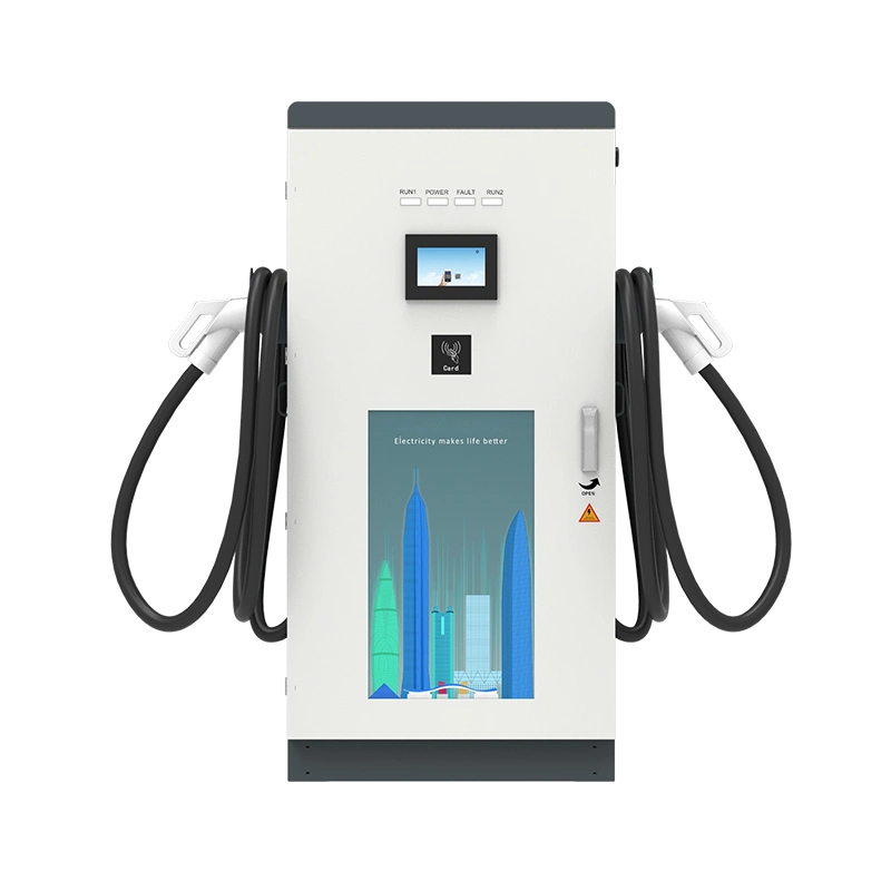 Electric Car DC Fast Charger 160kw Double Guns EV Charging Station