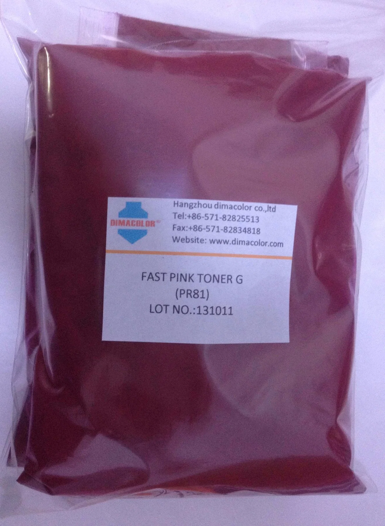 Le Pigment Red 81 (G) de toner de couleur rose rapide Revêtement de peinture de colorants d'encre