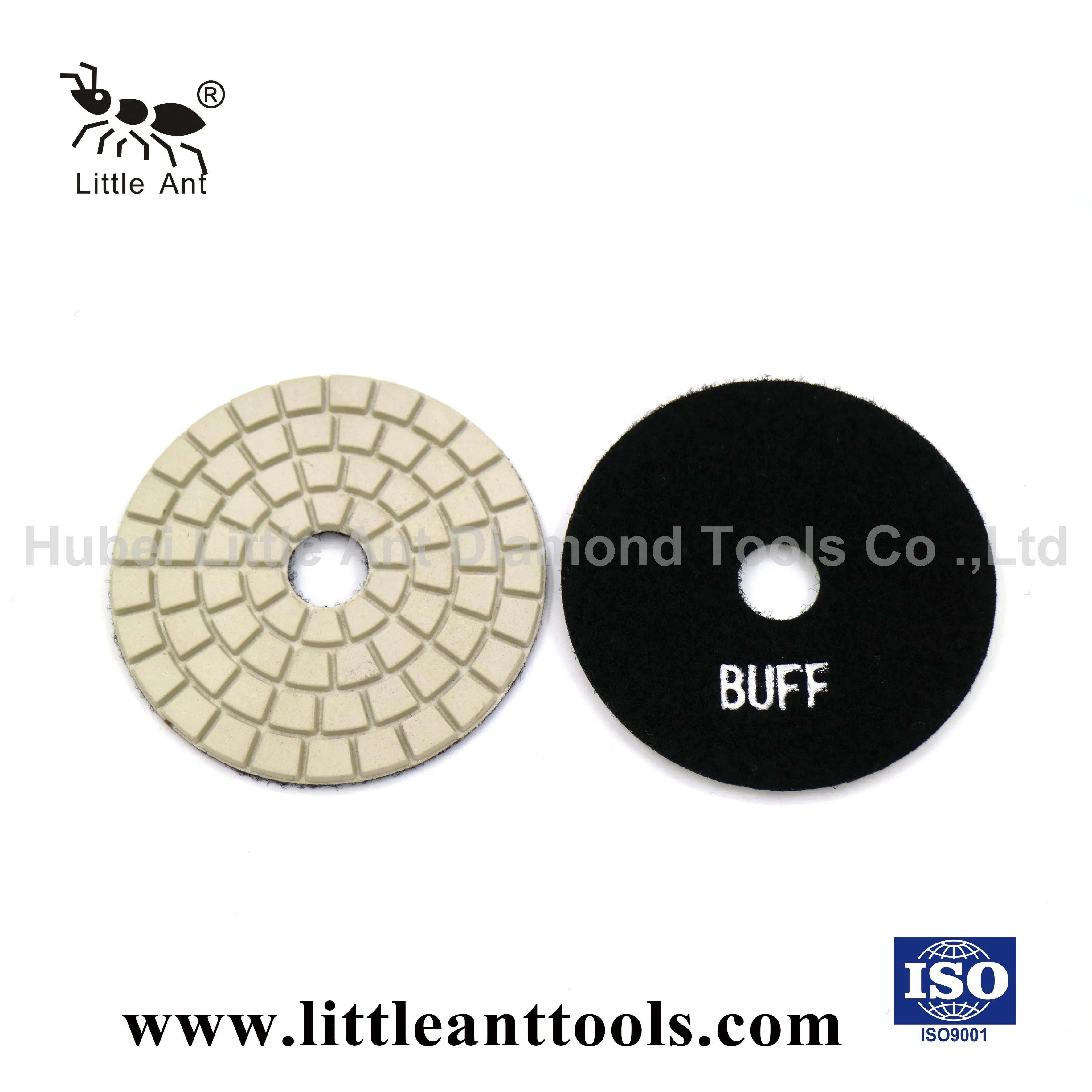 4"/100mm Buff abrasivos Diamante herramientas de hardware de pulido de discos de molienda húmeda Pad para piedra