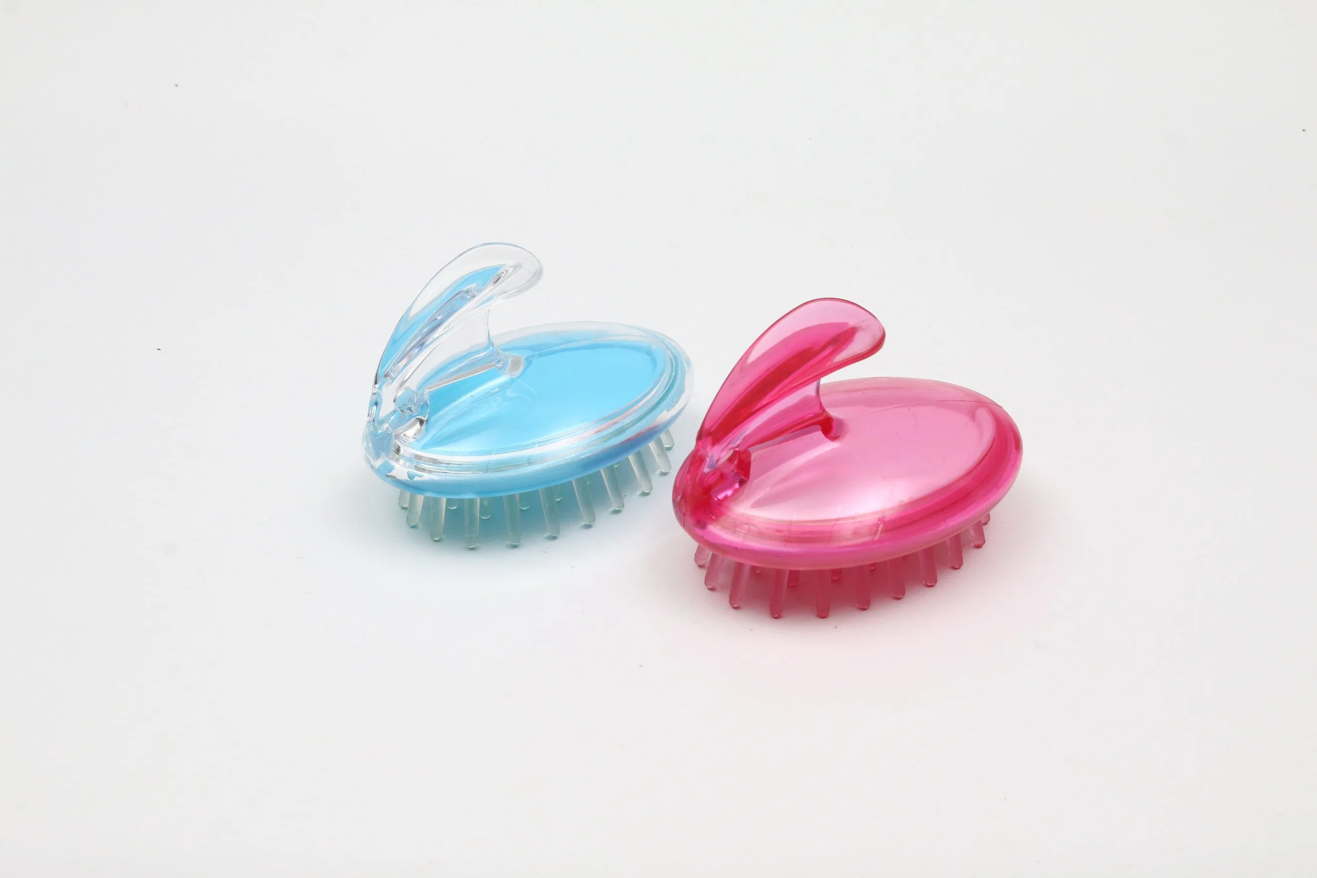 Mini Plastic Soft Silicone Handheld Scalp Shampoo Head Hair Growth Brush Massager Comb for Blood Circulation Anti Cellulite