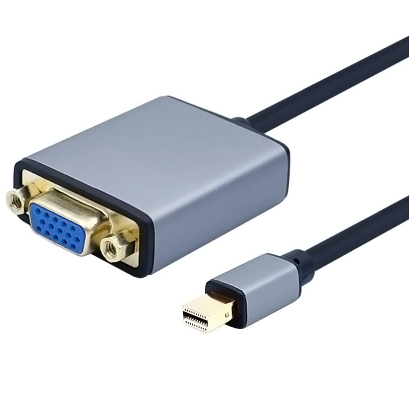 5%off Aluminum Alloy HD Video 1080P 60Hz Mini Displayport Dp to VGA Adapter