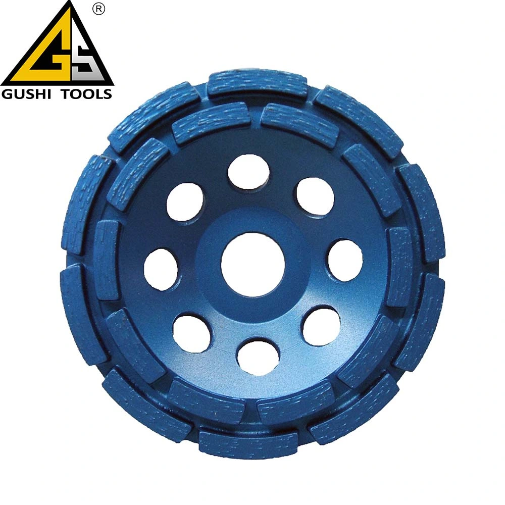 Factory Wholesale/Supplier Double Row Diamond Cup Wheel for Grinding Concrete Floor