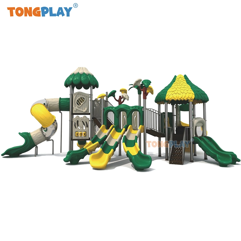 Amusement Park Outdoor Game Plastic Slide Playground Equipment for Kids