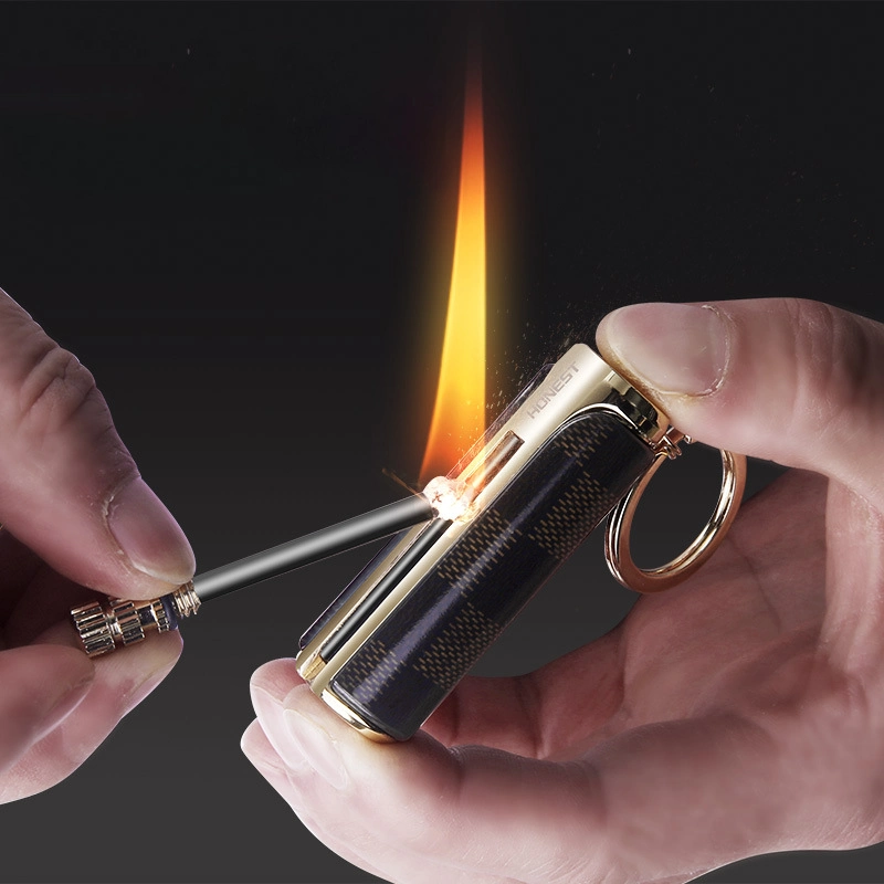 Honest Match Kerosene Lighter Portable Keychain Lighter Cigarette Gift Lighter