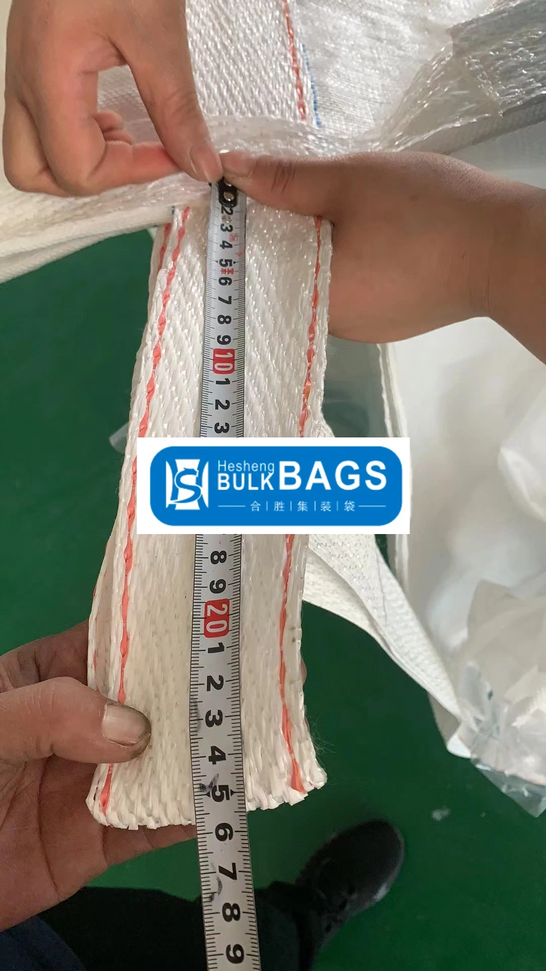 Hesheng Container FIBC Big Bulk Packing Ton Bag for Sand Construction