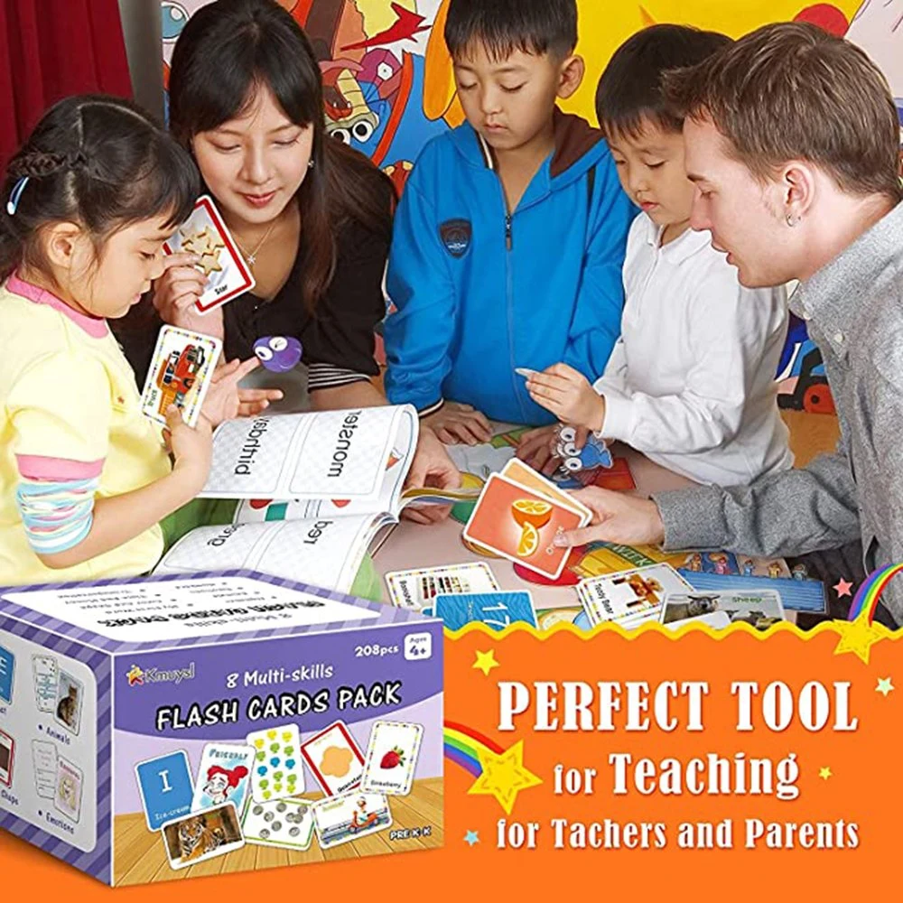 Educational Flash Cards Children Learning Cards Paper Cards