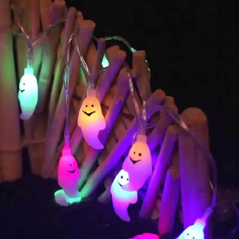 Halloween Pumpkin Ghost LED Skeleton Carnival Festival Party Courtyard Decoration String Light