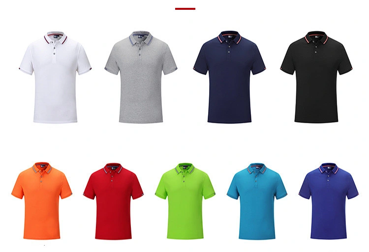 High quality/High cost performance Men&prime; S Golf Custom Embroidered Pique 100% Cotton Fabric Solid Color Polo Shirt