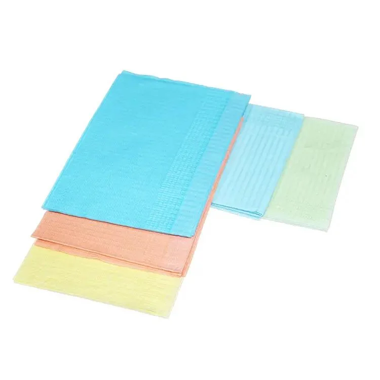 for USA Market Disposable Paper Patient Scarf Surgery Dental Bibs Disposable Towel