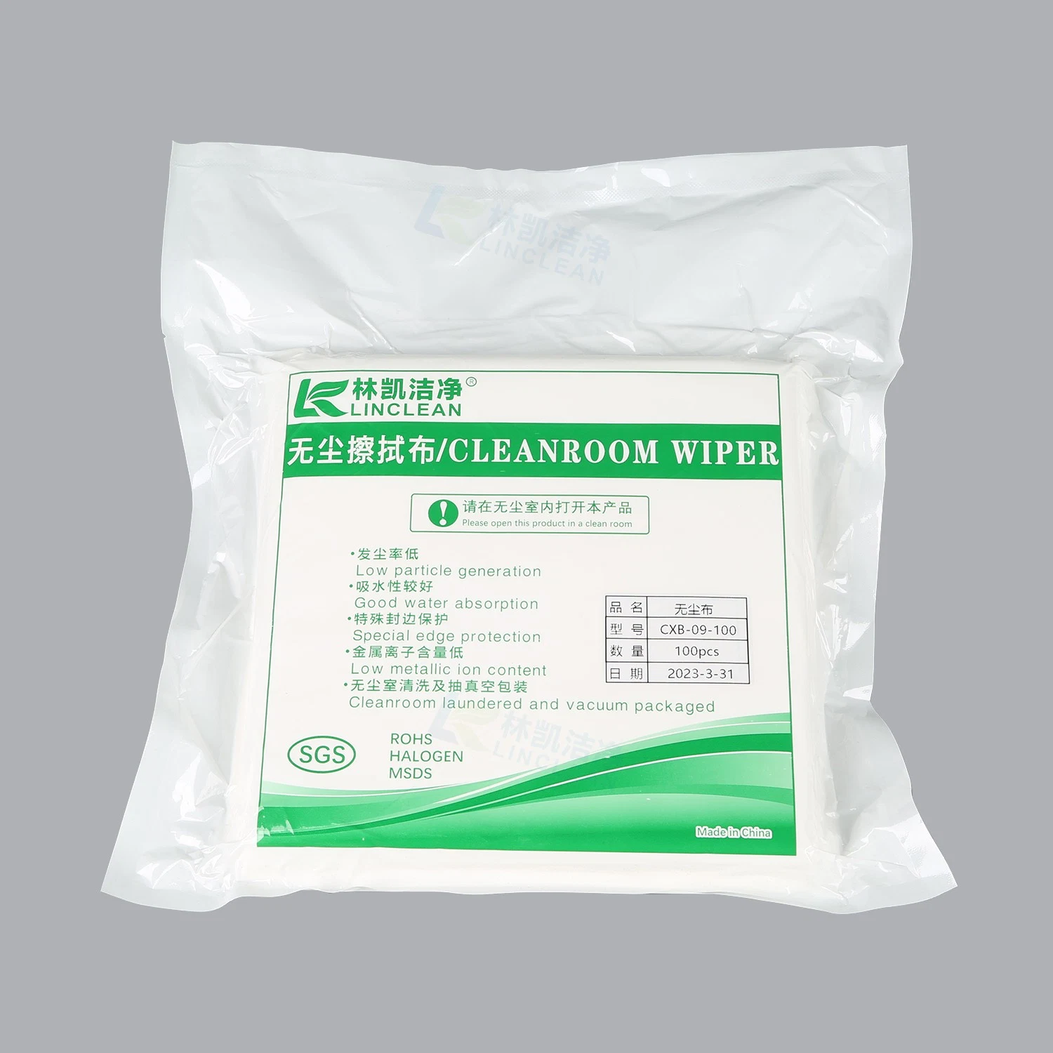 9"X9" Polyester Nonwoven Fabric Cleanroom Wiper