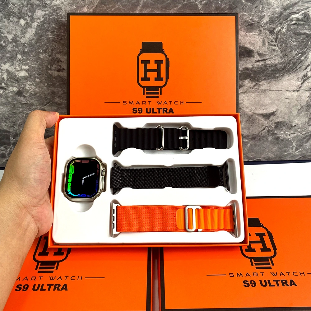 Wholesale Smart Gift Watches for S9 Ultra Sports Pedometer 1.75 Inch 3PCS Straps Wireless Charger Health Monitoring Smart Watch