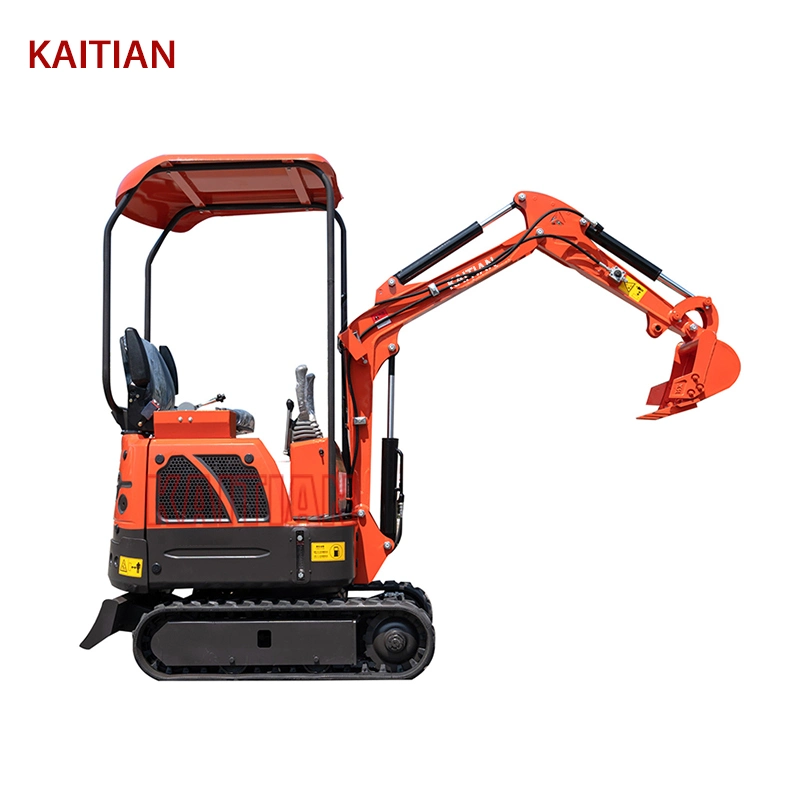 Kaitian 1.1ton Small Cheap Mini Digger Mini Excavator Prices for Sale
