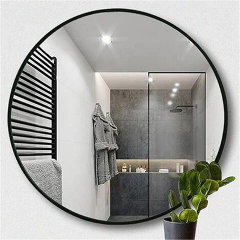 Round Diameter Anti-Explosion LED Bathroom Mirror with Smart Touch Switch