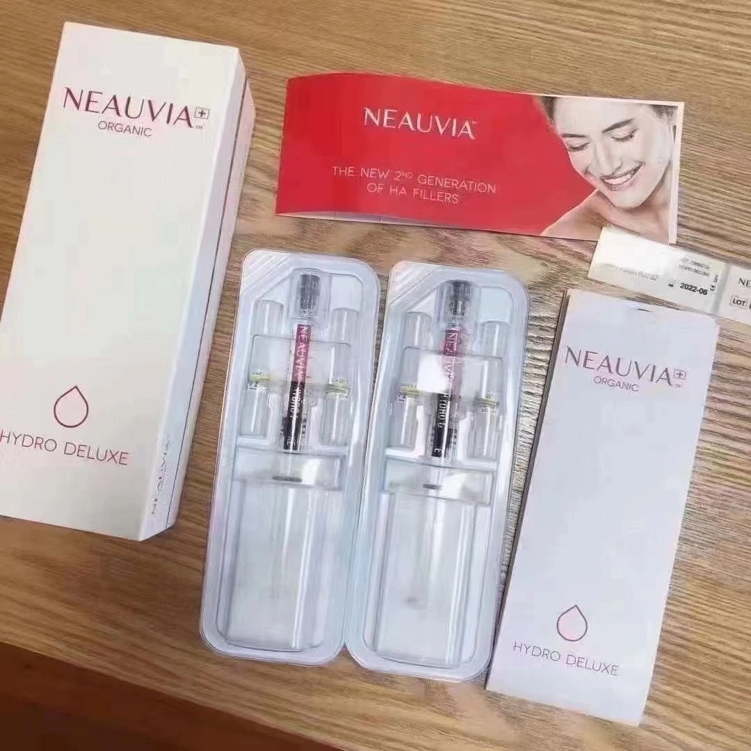 2023 New Neauvia Organic Hydro Deluxe 2*2.5ml Skin Boosters Hydra Caha Amino Acids - Glycine and L-Proline for Skin Immediate Hydration