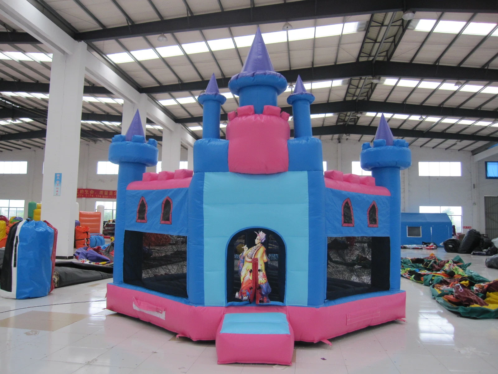 Castillo rosa gigante Bounce House (AQ503)