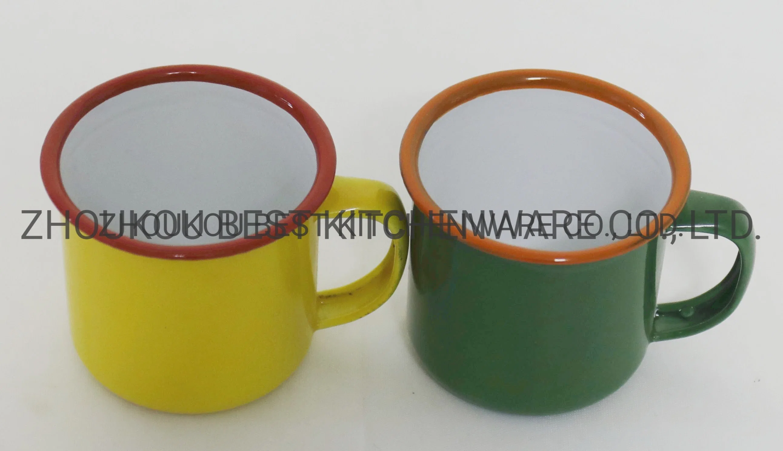 Simple Style Enamel Mug Solid Enamelware Cup