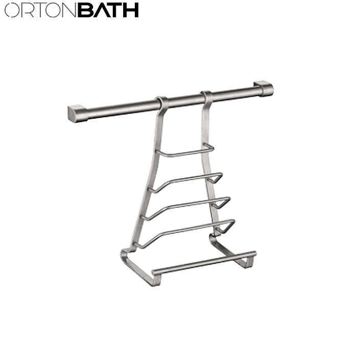 Ortonbath Stailess Stahl Multifunktions-Kitch Badezimmer Hardware-Set Küchenmesser Zubehör Für Halter