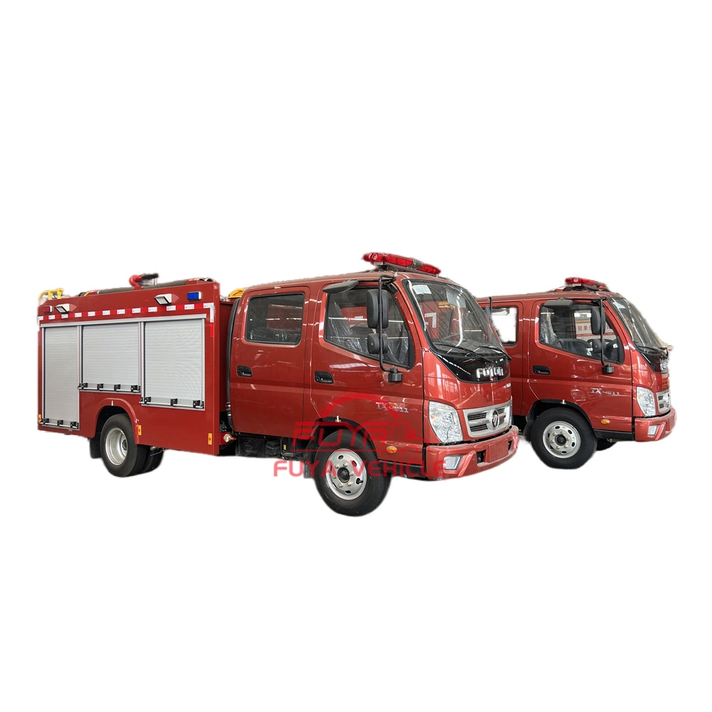 Foton Truck Fire Engine Truck with 1500gal Water Tank Fire Truck Price