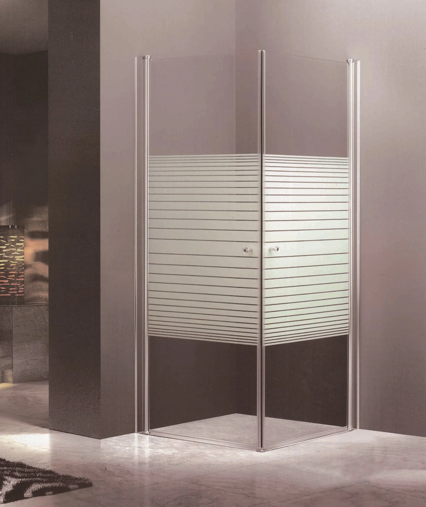 Simple Square Folding Shower Room