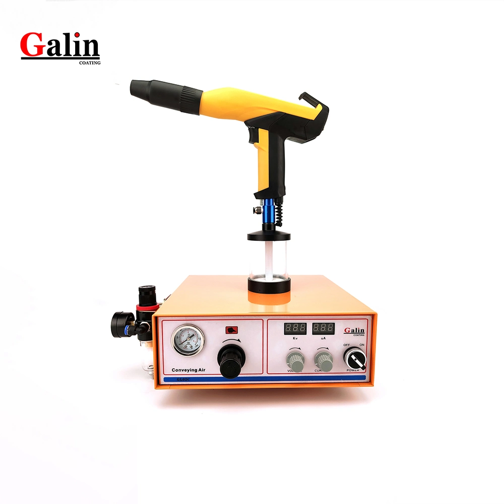 Powder Cup Small Portable Test Electrostatic Powder Coating Machine for Metal Finish (Galin-02C)