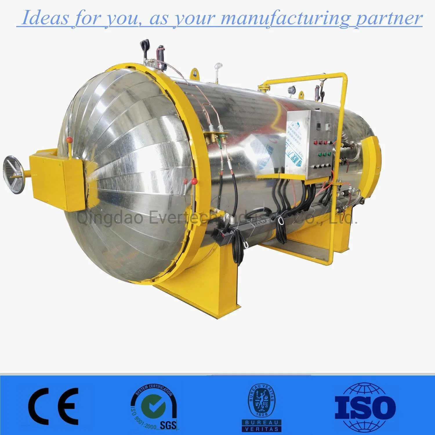 Factory Direct Sale Vulcanization Rubber Roller Autoclave Machine