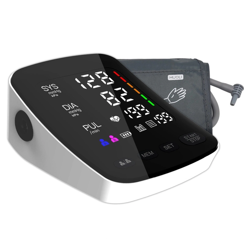 Monitor automático de pressão arterial digital para braço médico OEM Home Care Com braçadeira superior
