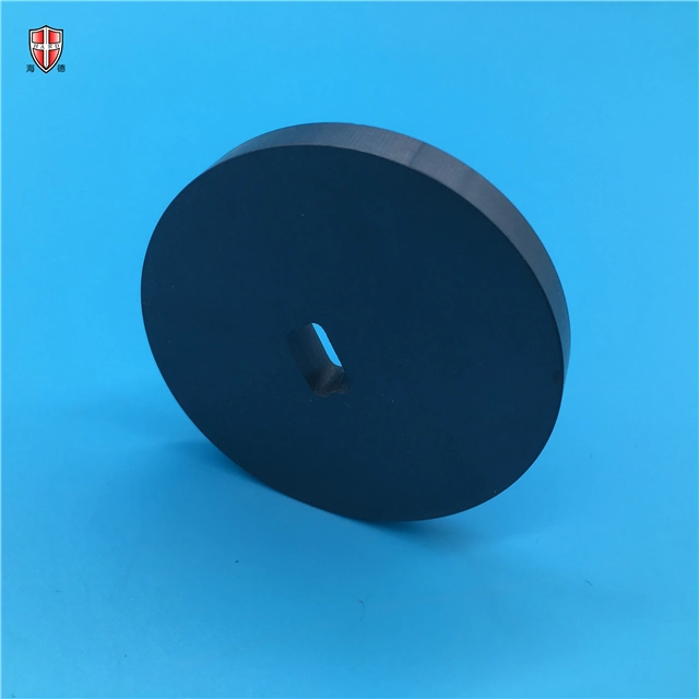 Durable and Preservative Black Ceramic Customized Silicon Nitride Ceramic Disc for Industry