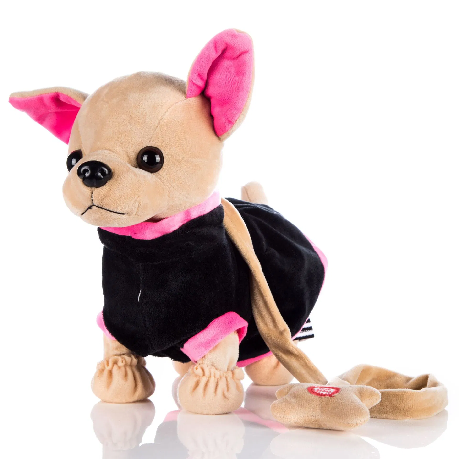 Cute Plüsch Electric Dog an einer Leine kann gehen, Sing und Swing Electric Dog für Kinder Geschenk