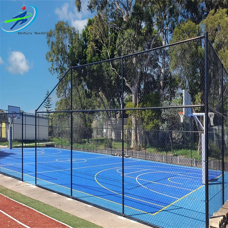 Strength Professional Outdoor in-Ground Basketball Fence Court/Stand/System/Goal/Equipment for Adults