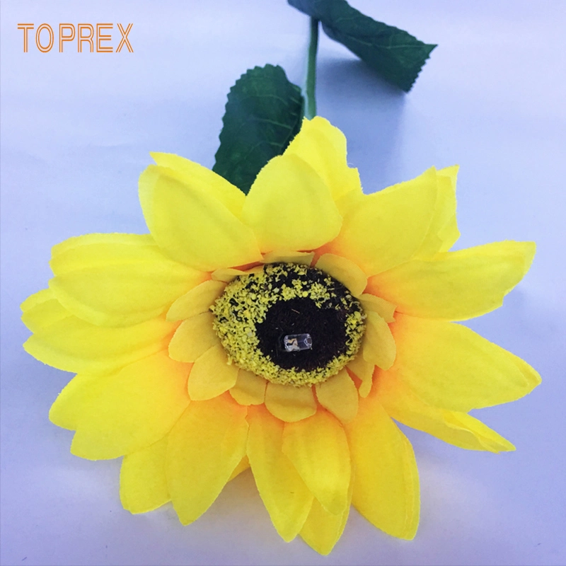 Event 2022 Decoration Toprex Hot Sale Yellow Artificial Sunflower Light