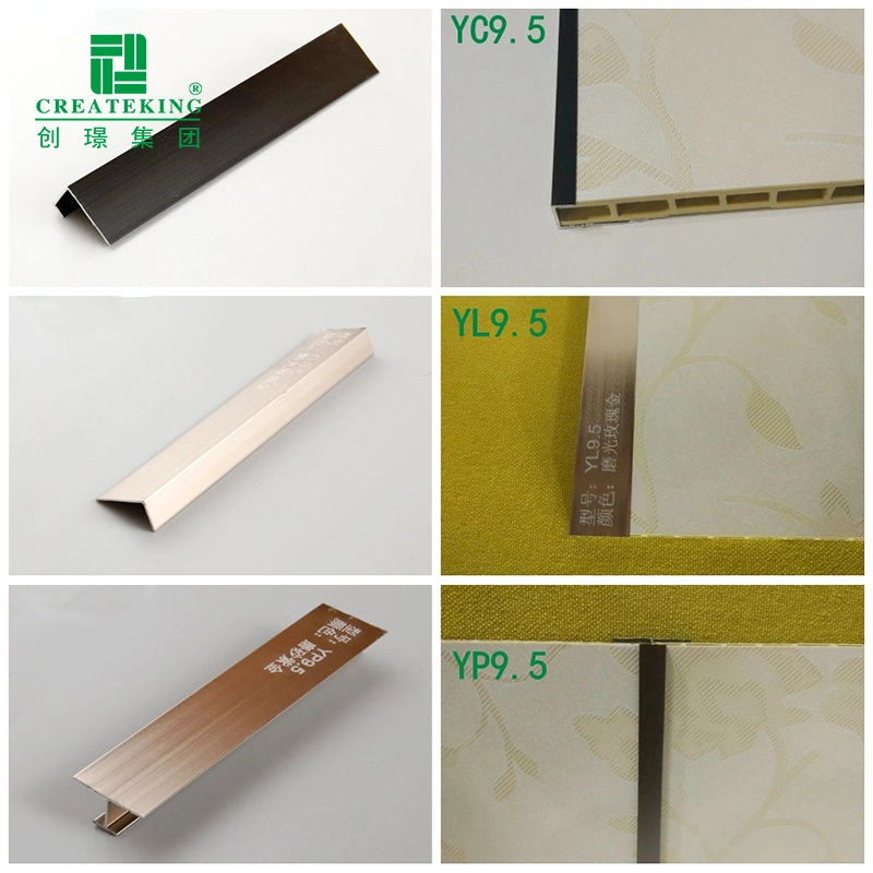 Original Factory Easy Installation Aluminium Tile Edge Trims for Wall Floor Contection