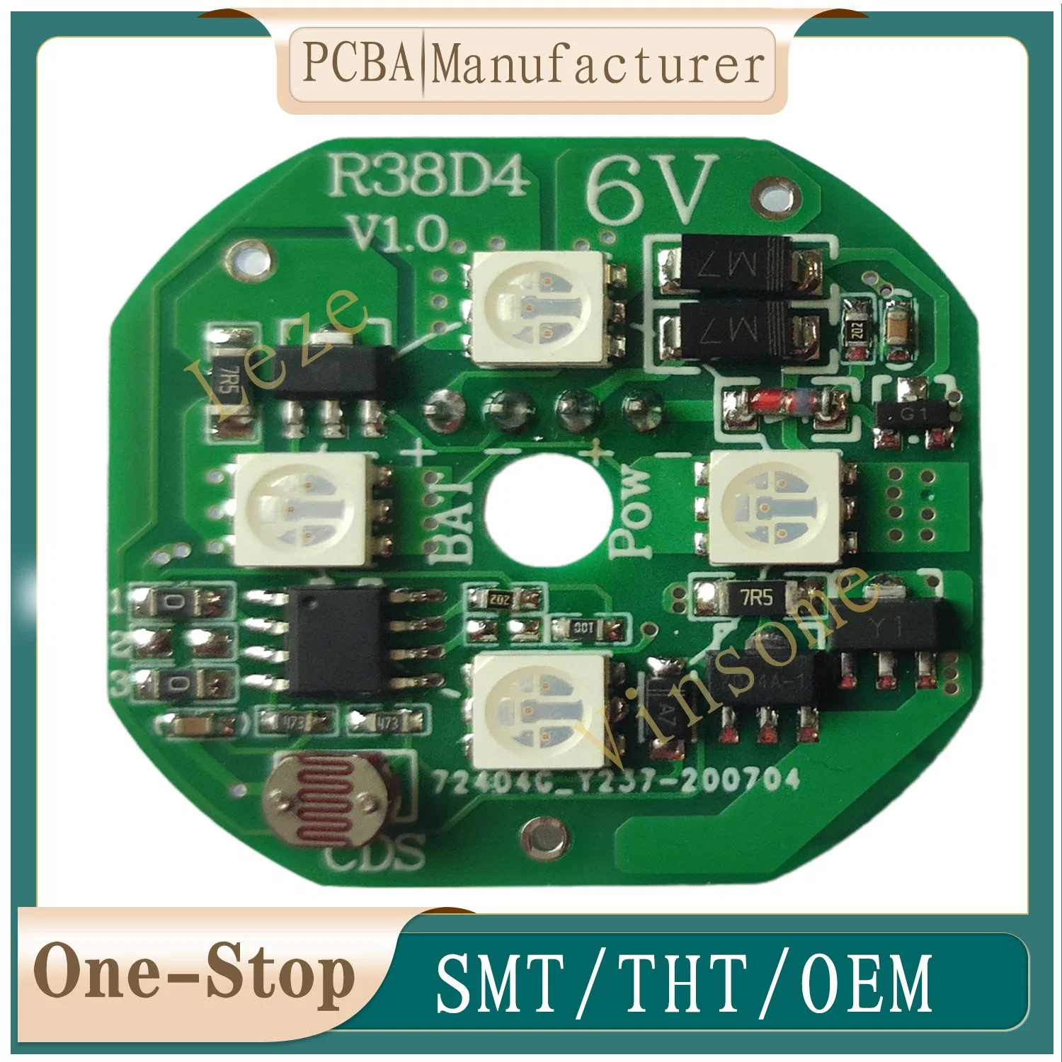 PCBA Manufacturer Gerber Bom Assembly Power Bank Circuit Board Supply Components SMT/Tht/DIP/Testing