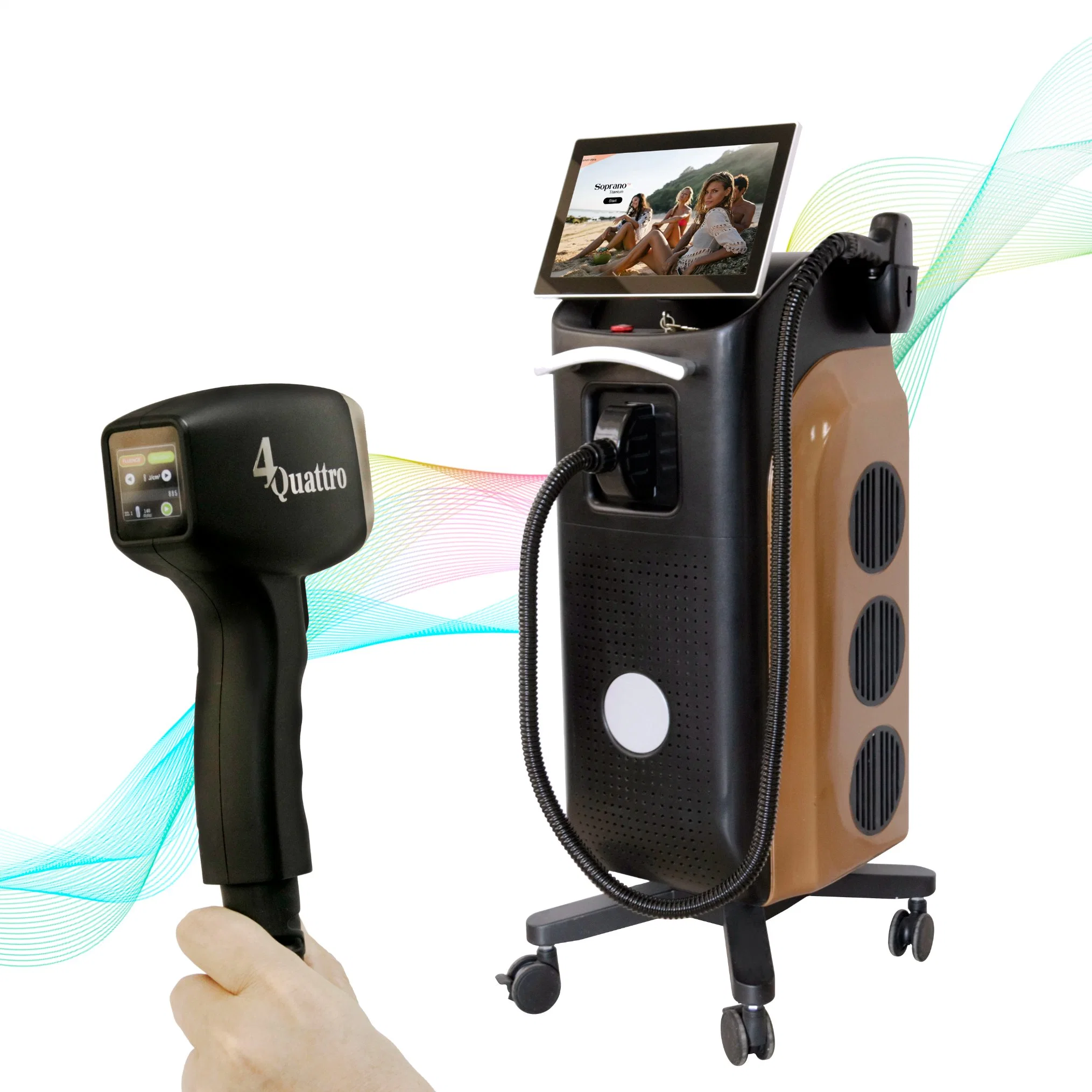 Free Ice Cooling Handle for 808nm Diode Laser Hair Removal Machine