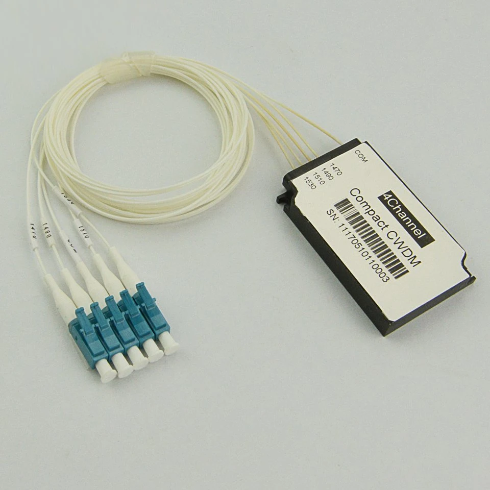 High Stability and Reliability 4CH 8CH 16CH Wdm Mux Demux Ccwdm Module LC Connector for Line Monitoring