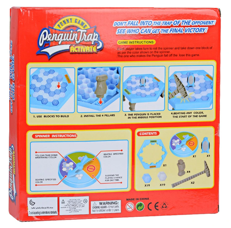 Breaking Ice Penguin Trap Ice Breaker Board Game Kids Toys