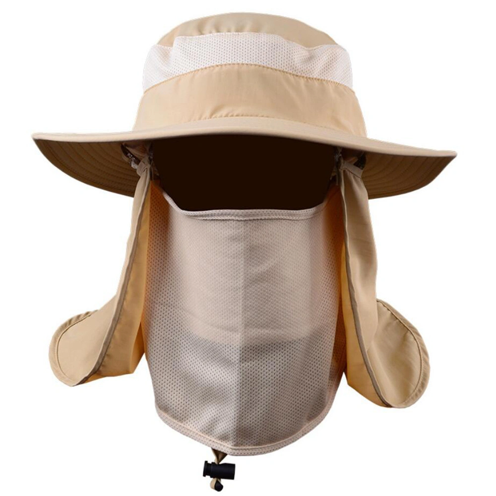 Outdoor Full Cover Hat Sun Protection Fishing Cap Wide Brim Ci13195