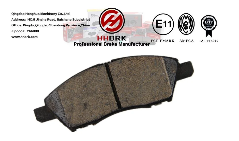 D1592, Quality OEM Disc Car Wear Resistant Auto Brake System Carbon Fiber Ceramic Brake Pad