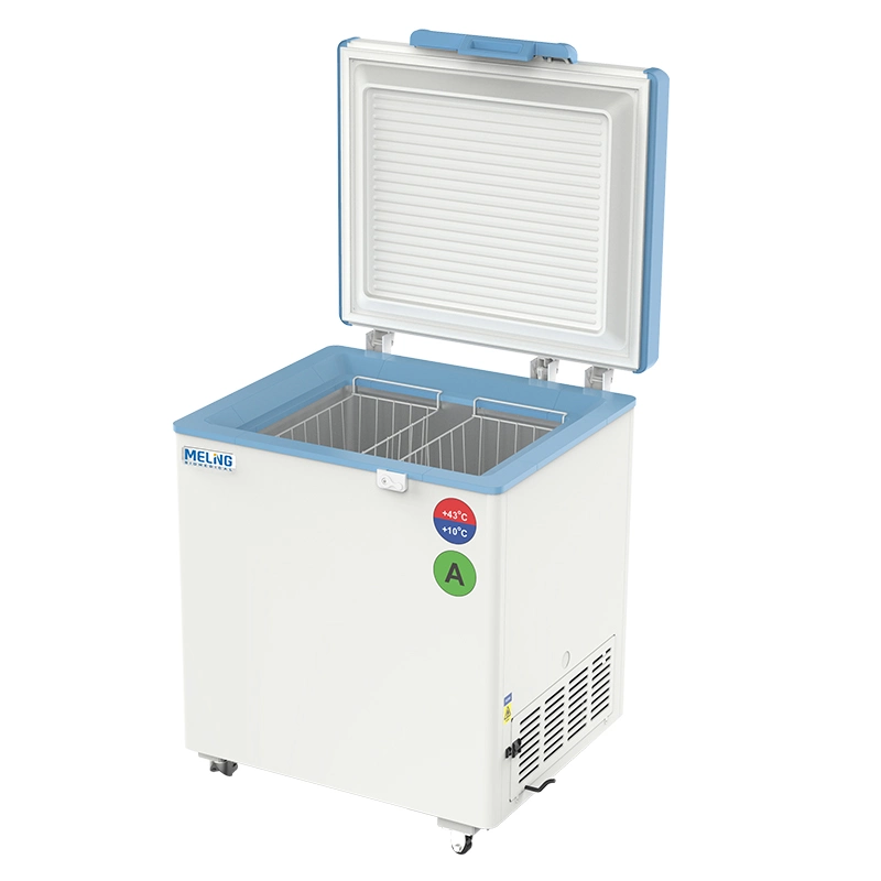 Meling 2-8 Degree 150L Who/Pqscertificated Horizontal Ice Lined Medical Pharmacy Refrigerator