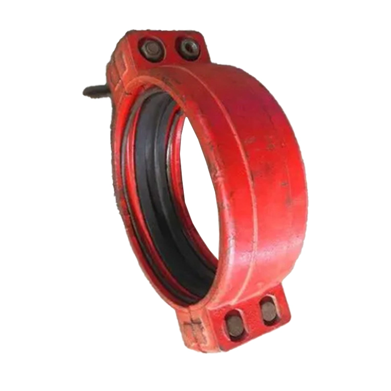 Approved Fire Fighting Casting Grooved Pipe Fittings Customized Rigid Couplings